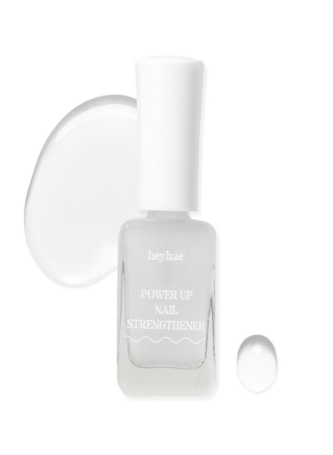 Heyhae Power Up Nail Strengthener 0.23 fl.oz | Daily Nourishment Care for Damaged Weak Splitting Clear Shine Keratin Recovery - Image 1